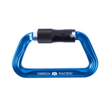 OMEGA PACIFIC STANDARD D 3-STAGE QUIK-LOK BLUE NFPA (CARABINER)