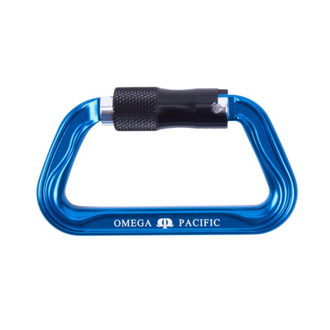 OMEGA PACIFIC STANDARD D 3-STAGE QUIK-LOK BLUE NFPA (CARABINER)
